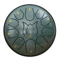 thumbnail image 1 of Hohaski Steel Tongue Drum, Ubblove Handpan Drum 11 Notes 9 inch Percussion Instruments with Mallets Bag for Meditation Musical Education Concert Party Gifts, 1 of 4