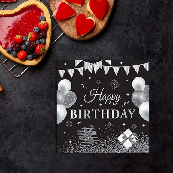 Hohaski Tableware Set 30th Birthday Party theme Tableware Set Disposable Decorative Tableware Paper Set