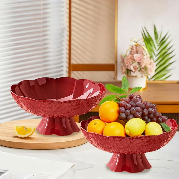 SDJMA Hohaski Upscale Snack Plates Fruit Plates High Value Placement Plates for Household Coffee Table Home Decor Collection