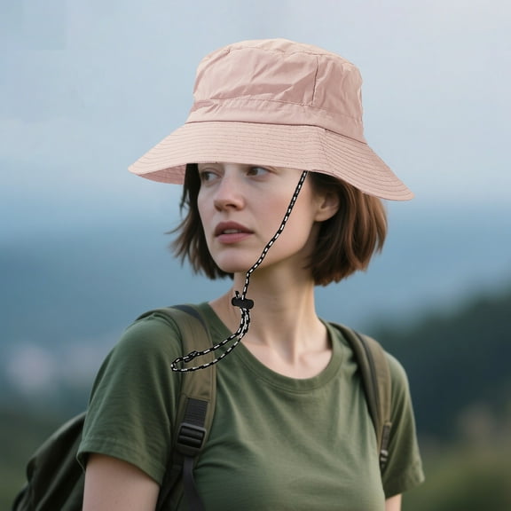 Hohaski Women's Packable Bag Hat Fashion Summer Quick Dry Fisherman Sun Hat Foldable Travel Cap