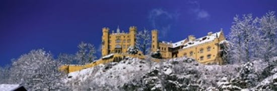 Hohenschwangau Castle (Schloss Hohenschwangau) Schwangau Germany Canvas Art - Panoramic Images (36 x 12)