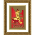 thumbnail image 1 of Hohenstein, Adolfo 14x18 Gold Ornate Wood Framed with Double Matting Museum Art Print Titled - Tosca, 1899, 1 of 4