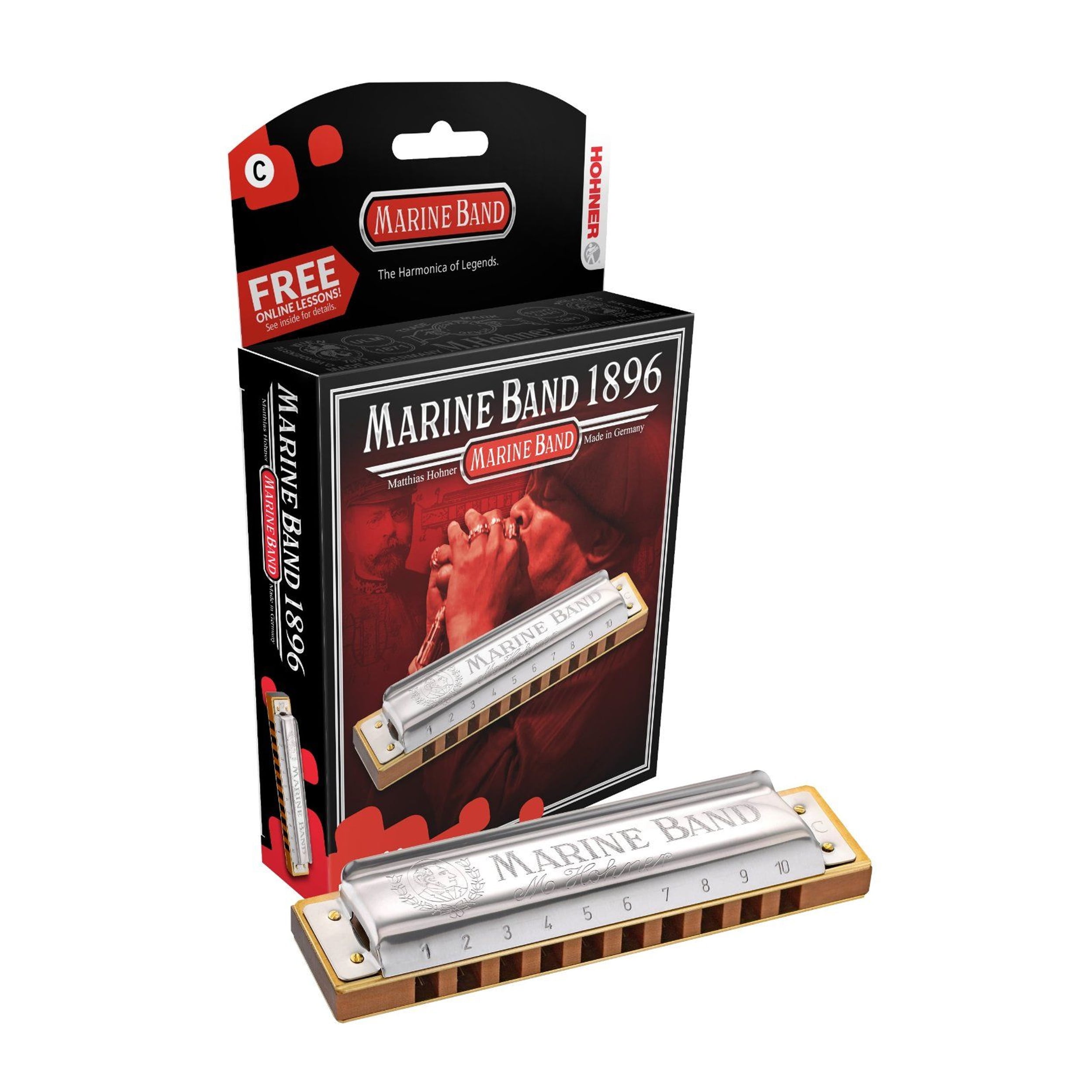 Hohner Marine Band Natural Minor Tuned Harmonica