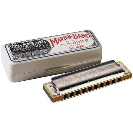 Hohner 1896BXG-U BP Marine Band Harmonica - Model G