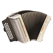Hohner Corona II G/C/F Accordion White