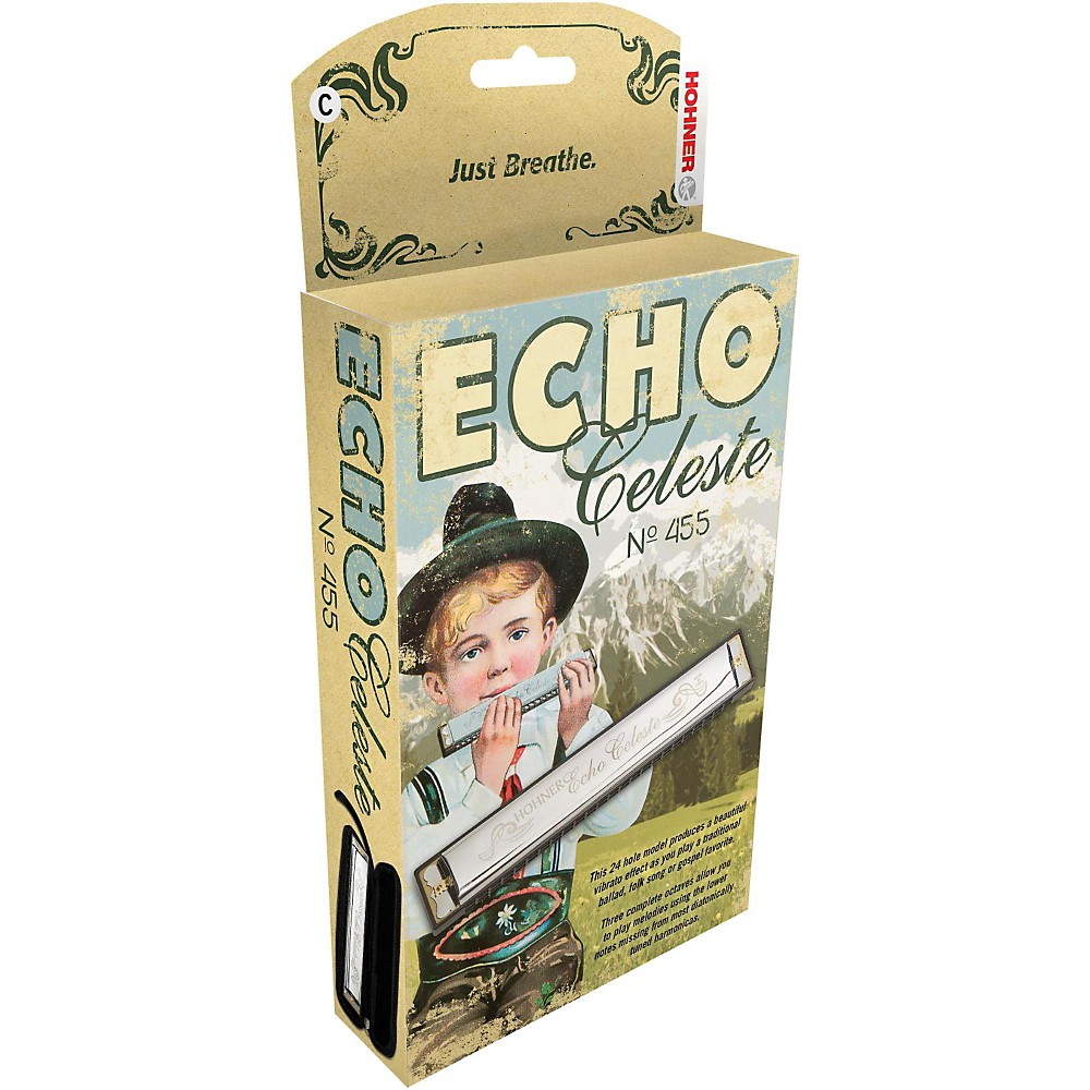 Hohner 455 Echo Celeste Tremolo Harmonica Key of C - image 1 of 2