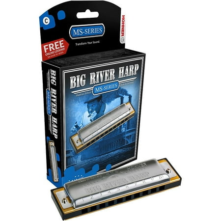 Hohner Big River Harmonica Boxed Key Of C#