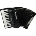thumbnail image 1 of Hohner Bravo II 48 Accordion With Black Bellows - Black, 1 of 6