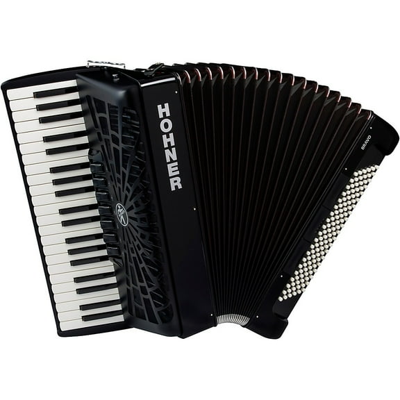 Hohner Bravo III 120 Accordion With Black Bellows Black