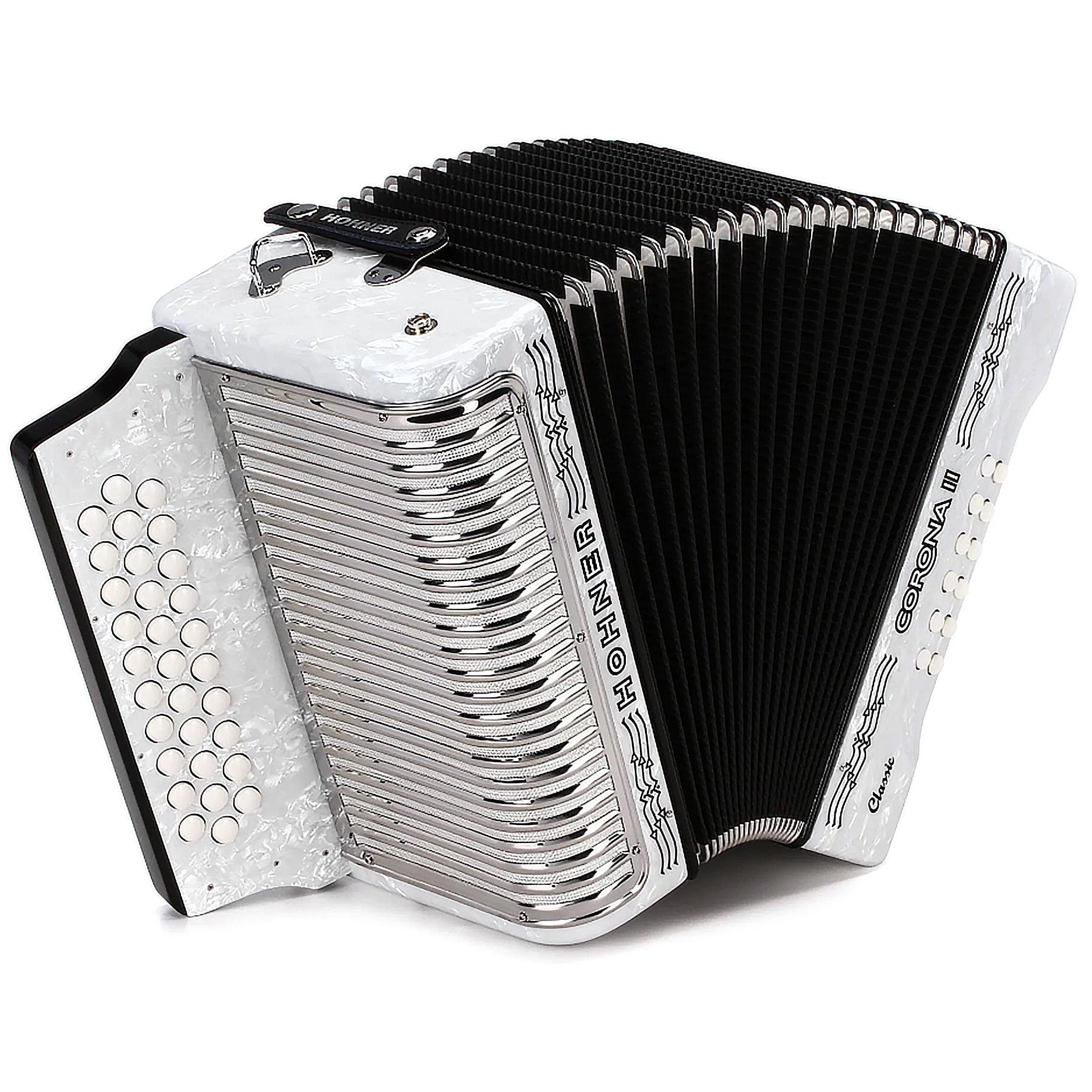Hohner Button Accordion Corona II XTREME FBbEb, With Gig Bag And Straps
