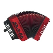 Hohner Compadre GCF Accordion with Gig Bag Red