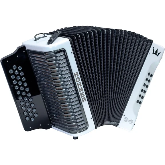 Hohner Corona C-II Diatonic G/C/F Accordion (Green to Gold)