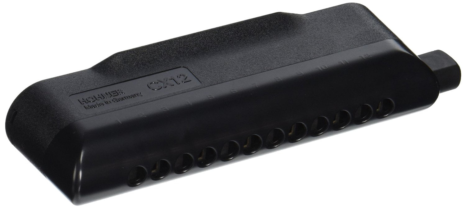 Hohner Cx-12 Black Chromatic Harmonica - Key of A