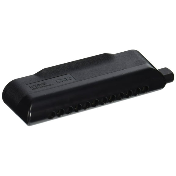 Hohner Cx-12 Black Chromatic Harmonica - Key of Bb