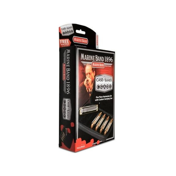 Hohner Marine Band Harmonica 5 Piece Set