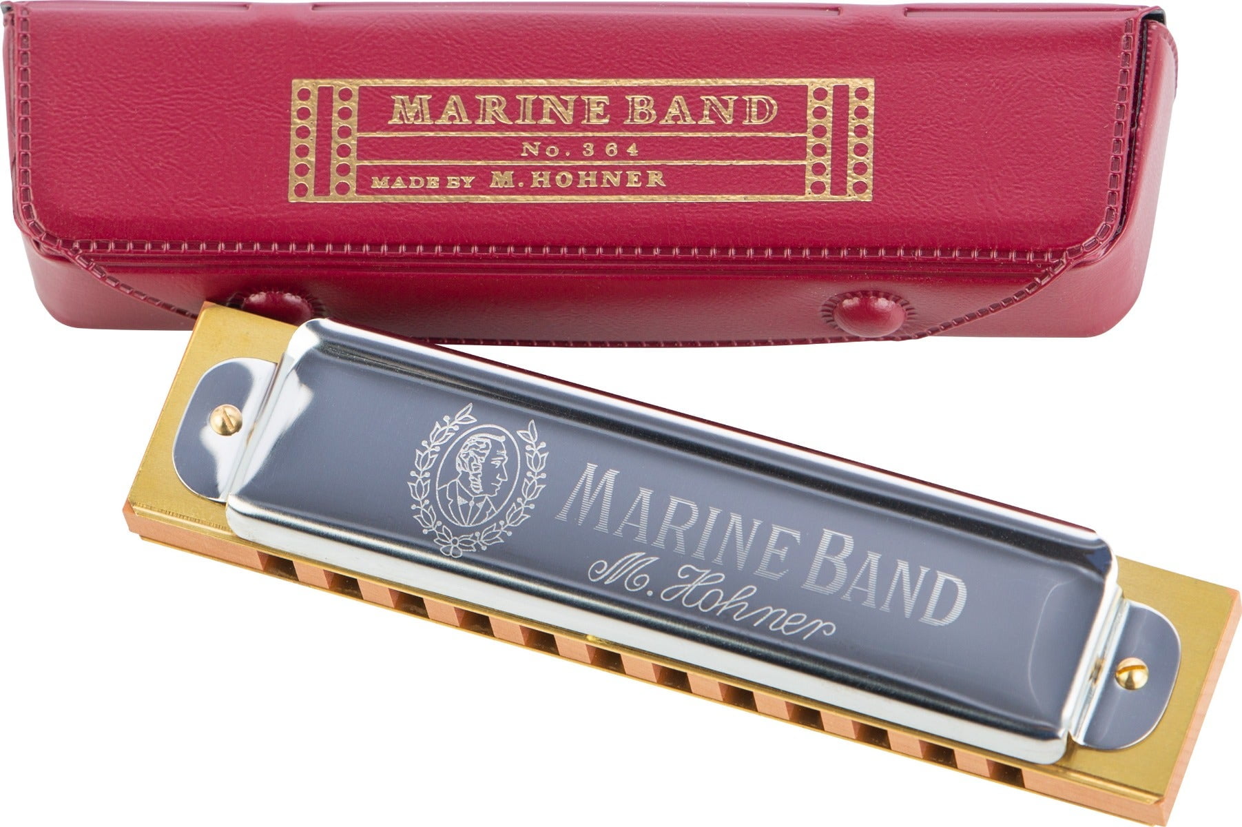 Hohner Marine Band Harmonica; Key of C (364-C)