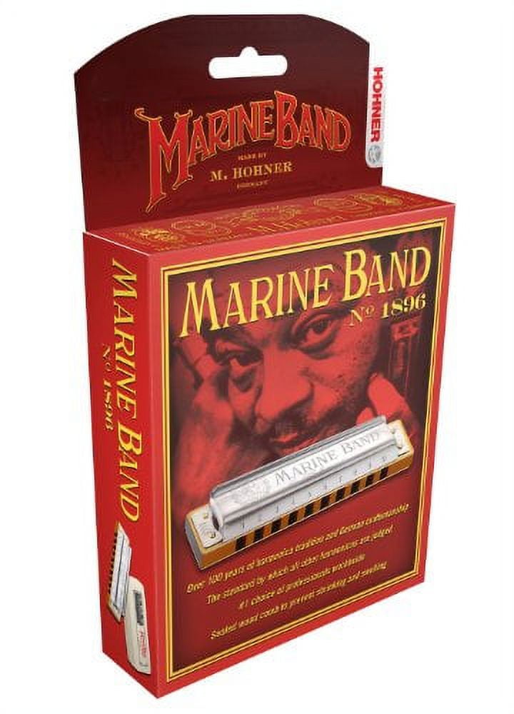  Hohner Marine Band Harmonica, Key of F : Musical Instruments
