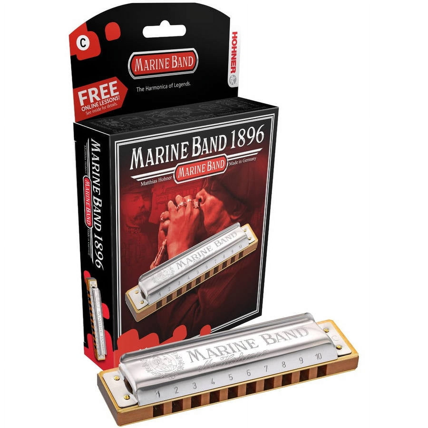 Hohner Marine Band Diatonic Harmonica, Key of E Minor