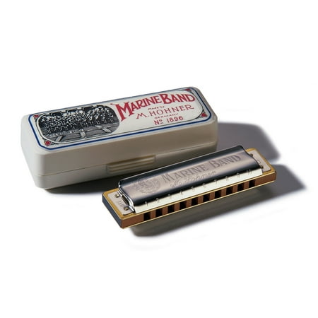 Hohner Marine Band Harmonica Key of C Silver
