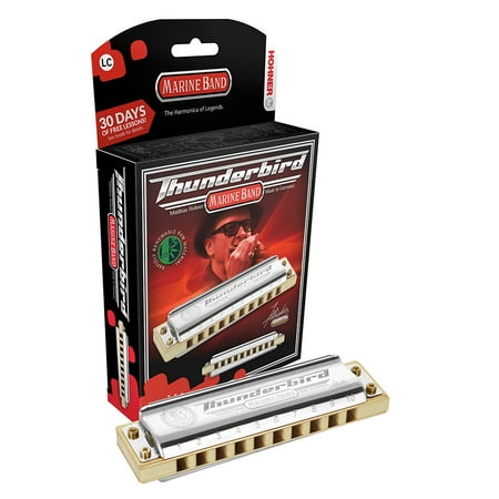 Hohner Marine Band Thunderbird Diatonic Harmonica - Key of Low C