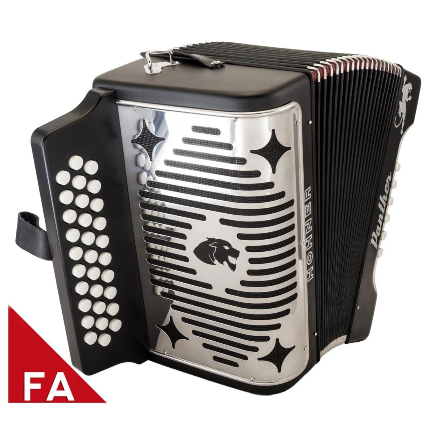 Hohner 3100FB Panther Diatonic Accordion FBbEb