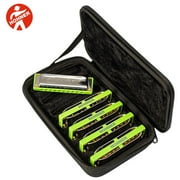 Hohner Rocket Amp Harp Harmonica Pro Pack, Keys of C, G, A, D, Bb #M20155XP