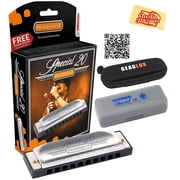 Hohner Special 20 Harmonica - Key of G w/ Zip Pouch
