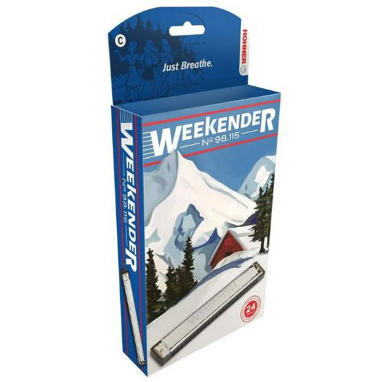 Hohner Weekender 24 Hole Tremolo Harmonica with Retail Box Package Key of C