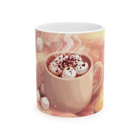 Hohocolate Ceramic Mug, Cozy Winter Drinkware oz, oz.
