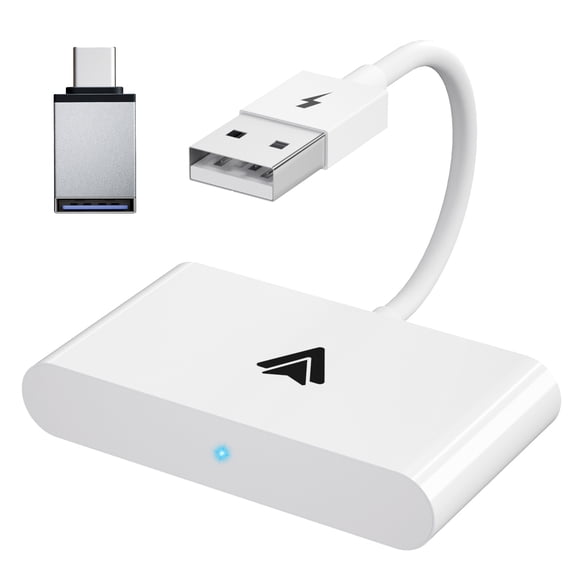 Hoibon Android Auto Wireless Adapter Plug and Play Car Dongle for Factory Wired Android Auto in All Cars - Low Latency and Easy to Install