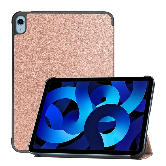 Hoibon Case For Apple iPad (A16) 11th Generation Case 11 inch 2025,for iPad 10th Generation Case 2022 Slim Trifold iPad 11 inch Cover with Protective TPU Back Shell - Rose Gold