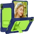 thumbnail image 1 of Hoibon Compatible With TCL NXTPAPER 11 Tablet Model 9466X6 2023 Model Case Heavy Duty Shockproof Rugged Protective with Kickstand Kids Friendly for TCL NXTPAPER 11 inch (Navygreen), 1 of 8