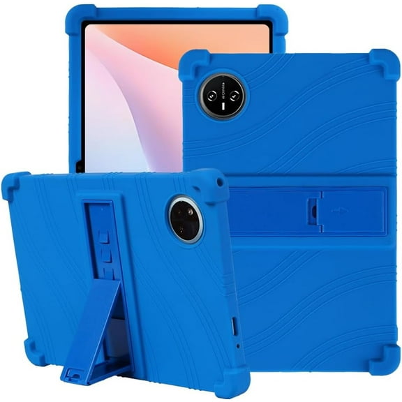 Hoibon For DOOGEE Tab A9 Plus For DOOGEE Tab A9 Pro+ 11 inch Tablet Case Soft Silicone Adjustable Stand Cover Lightweight Shockproof Protective Tablet Case for DOOGEE Tab A9 Pro+ 11 inch - Blue