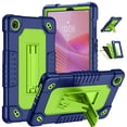 thumbnail image 1 of Hoibon Lenovo Tab One / K9 8.7 Inch 2025 Tablet Case Hybrid Soft Silicone Shell Built in Shoulder Strap Kickstand Drop-Proof Cover for Lenovo Tab One/K9 8.7" TB305XU/TB305FU - NavyGreen, 1 of 8