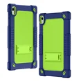 thumbnail image 1 of Hoibon Onn 11 Tablet Pro 2024 Case Heavy Duty Protective Case with Kickstand Shoulder Strap Kids Friendly Shell Case Fit for Walmart Onn Tablet Pro 11 inch (2024 Model: 100146660) - 2*NavyGreen, 1 of 7