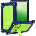 thumbnail image 1 of Hoibon for Onn Tablet Pro 11 inch 2023 Model: 100110027 Tablet Case Built in Stand Heavy Duty Hybrid Protective Case Hard Back Shell Case & Shoulder Strap for Walmart Onn Pro 11 - Navy Green, 1 of 7
