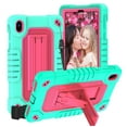 thumbnail image 1 of Hoibon Shockproof Tablet Case for Walmart Onn 8 Tablet Case (2024 Model 100135923) Rugged Full-Body Kids Friendly Case with Shoulder Strap Kickstand for Walmart Onn 8 4th Gen 2024 - GreenPink, 1 of 8