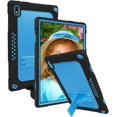 thumbnail image 1 of Hoibon for Vastking KingPad K10 Pro 10.1 inch Tablet Shockproof Kids Friendly Protective Case+Shoulder Strap Kickstand for BYYBUO SmartPad A10/K10 Pro/Z10/VVL T2 Android 11/Oangcc 10.1" - Black+Blue, 1 of 6
