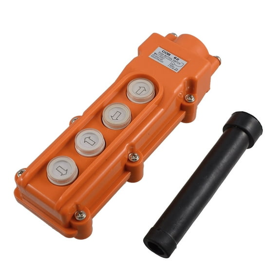 Hoist Crane Pushbutton Switch Up Down 4 Ways 250V 5A 500V 2A