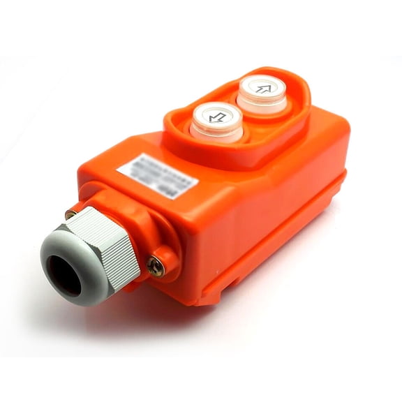 Hoist Pendant Up-Down Rain Proof Pushbutton Switch AC 250V/380V 2.2KW