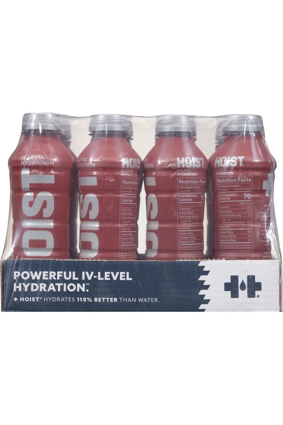Strawberry Lemonade Isotonic Electrolyte Drink, Powerful IV-Level Hydration, Prevents Dehydration - 12 Pack