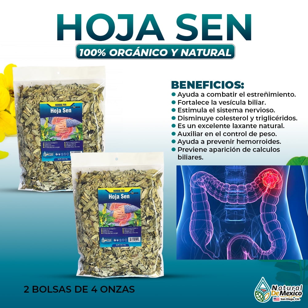 Hoja Sen Herb Tea 8 oz. 227g. (2/4 oz.)Ayuda a Combatir el