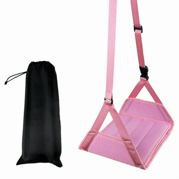 Hojalis Adjustable Airplane Foot Hammock with Memory Foam, Essential for Travel & Office