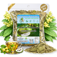 thumbnail image 1 of Guanabana Hojas (Soursop Leaves) – 4 oz (113g) Whole Leaf Herbal Tea – 100% Natural Annona Muricata – Wildcrafted Loose Leaves – Smooth Tropical Botanical Infusion – Caffeine-Free, Non-GMO – Makes 30, 1 of 9