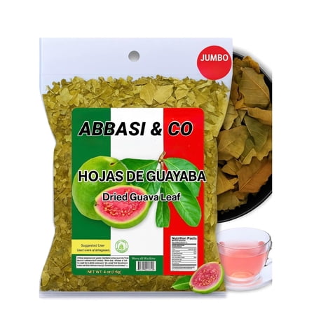 Hojas de Guayaba Herbal Tea – 100% Natural Wildcrafted Guava Leaf Loose Leaf Tea – Caffeine-Free, Vegan, Non-GMO, Gluten-Free – Traditional Mexican Herbal Infusion (4oz)