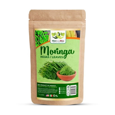 Hojas de Moringa bolsa 4 onzas / Leaves Moringa HierbasMex