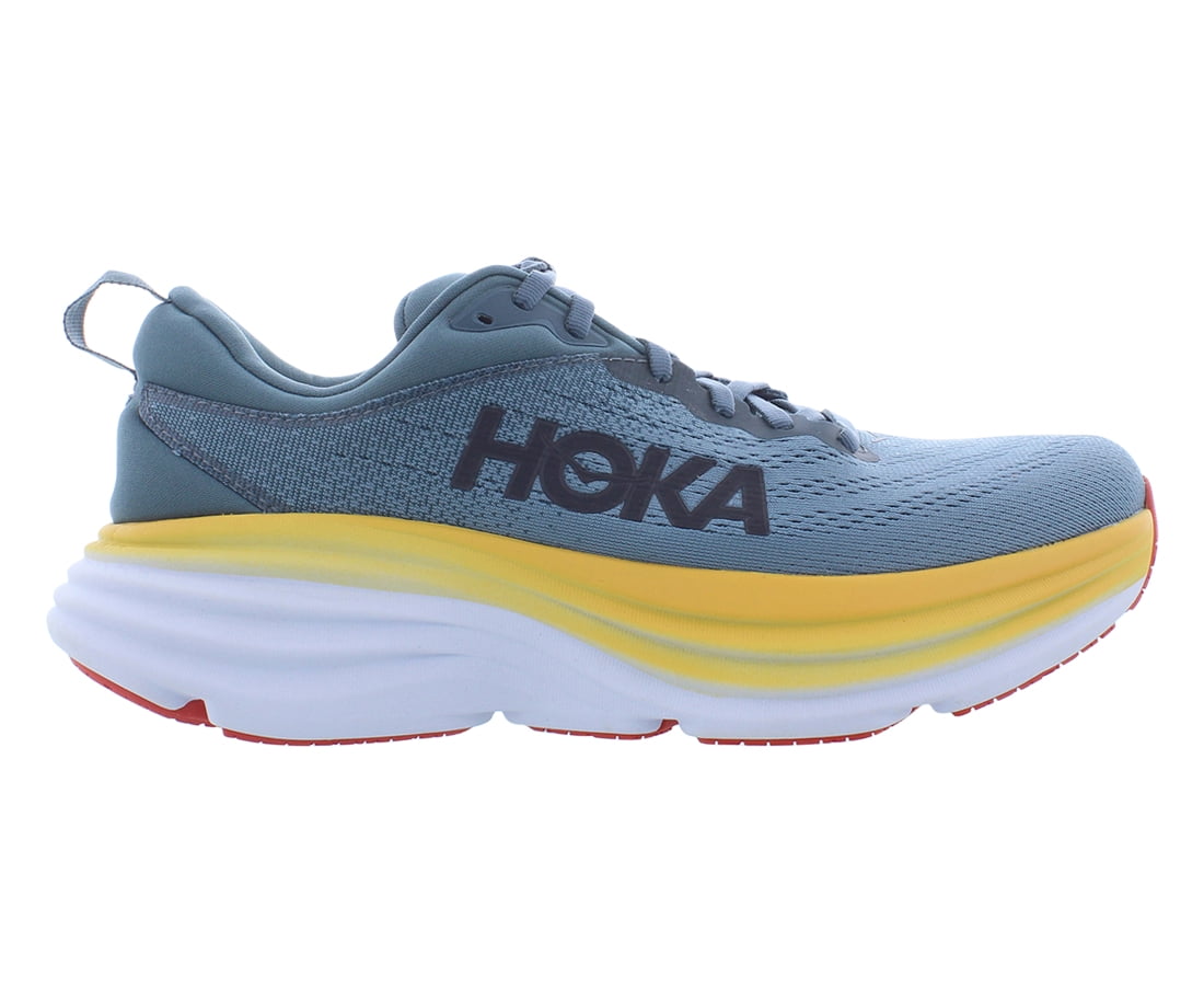 Hoka Bondi Men's Goblin Blue Yellow Running Sneaker Shoes