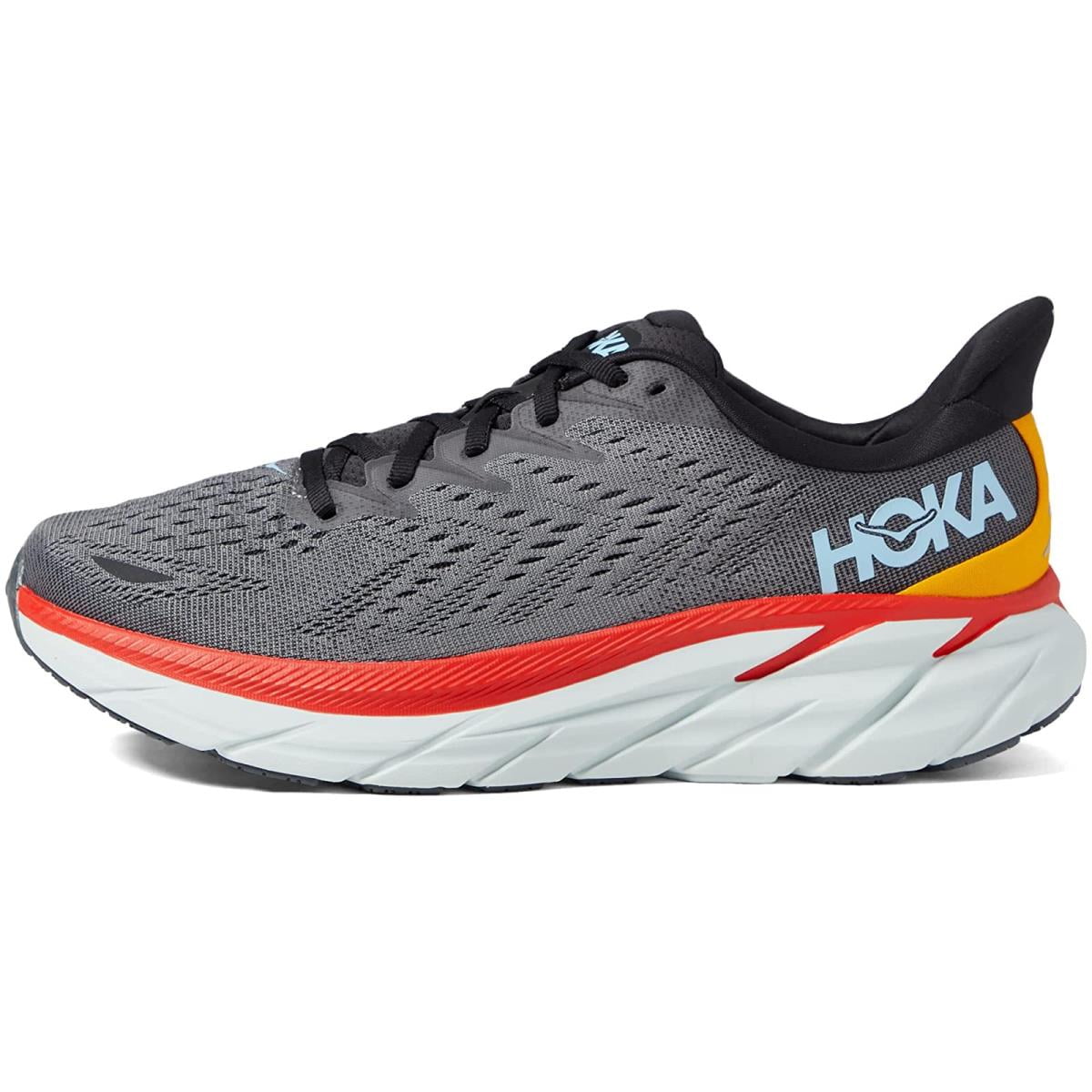 Hoka Clifton 8 Men's (Wide) Everyday Running Shoe - Anthracite ...