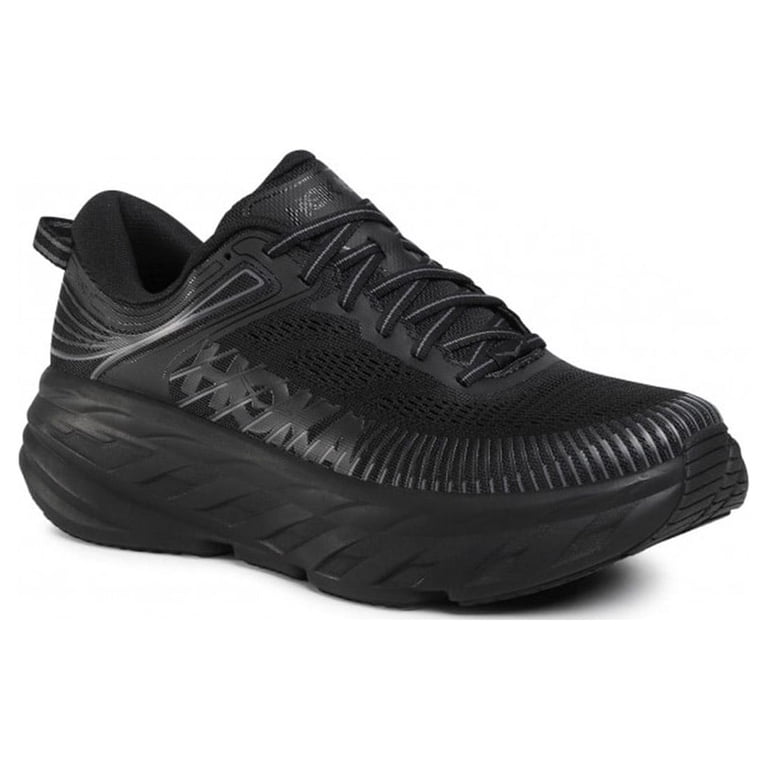 Hoka One One Bondi 7 Mens Triple Black Running Shoes 1110518 BBLC Hoka Bondi 7 Mens Running Shoes Black Black 1110518-BBLC  main image 4