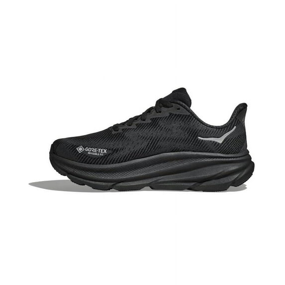Hoka Men's Clifton 9 GTX Sneaker, Black/Black 1, 9
